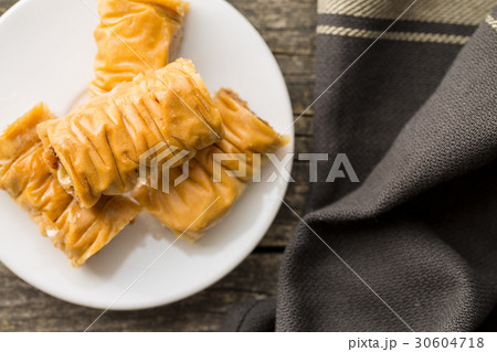 Sweet dessert baklava Sweet dessert baklava 30604718