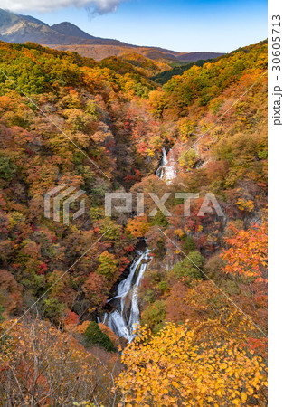 日光 霧降の滝と紅葉 30605713