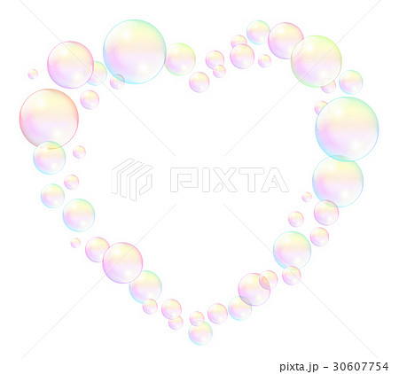Bubbles Heart Frame 30607754