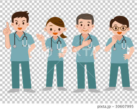 Medical team in a scrub 30607995