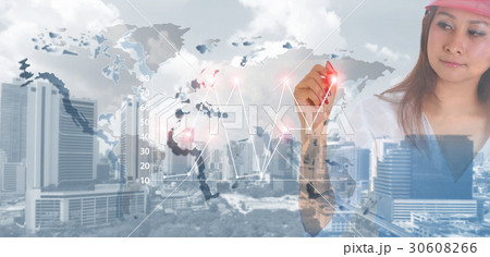 woman working concept woman working concept 30608266