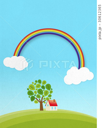 風景　(紙のテクスチャー入り) 30612365