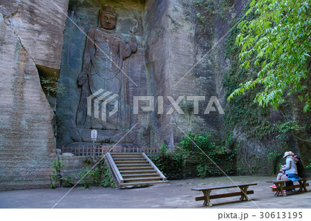 【千葉県】鋸山日本寺の百尺観音 30613195