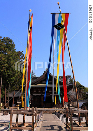 恵林寺境内に立つ武田の幟 恵林寺境内に立つ武田の幟 30613907