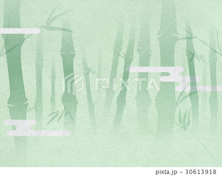 和紙の風合いを感じるイラスト_竹林 和紙の風合いを感じるイラスト_竹林 30613918