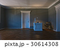 3d render dusk lighting office interior side view 30614308