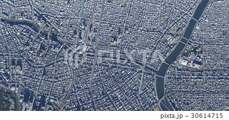 真俯瞰シリーズ/秋葉原から両国上空広域空撮 真俯瞰シリーズ/秋葉原から両国上空広域空撮 30614715