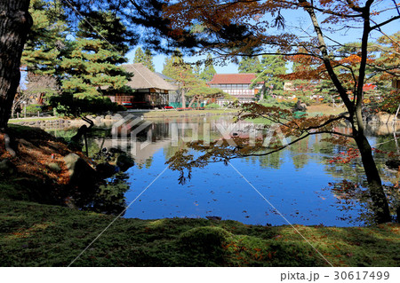 秋の御薬園（会津若松市） 30617499