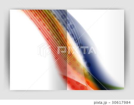 Blur wave business print template, abstract Blur wave business print template, abstract 30617984