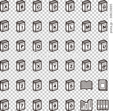 モノトーン　アイコン（シリーズ） 30619895