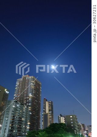 満月の夜空 満月の夜空 30627231