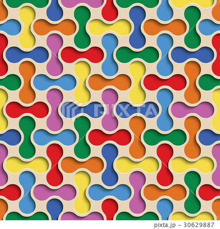 Seamless Abstract Geometric Pattern 30629887