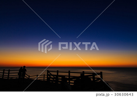 鬼海ヶ浦の日没後 天草 鬼海ヶ浦の日没後 天草 30630643