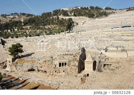 Kidron Valley and the Mount of Olives in Israel 30632126