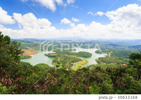Tuyen Lam Lake in Da Lat city, Lam Dong, Vietnam 30633168
