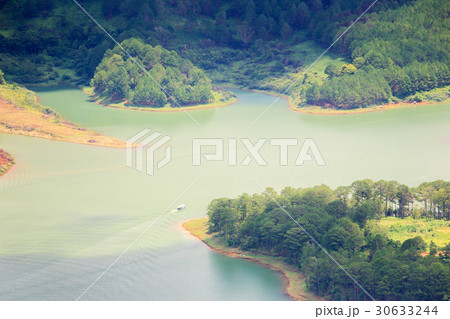 Tuyen Lam Lake in Da Lat city, Lam Dong, Vietnam 30633244
