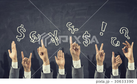 Hands showing gestures 30633390