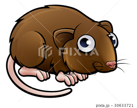 Vole Cartoon Character 30633721