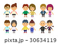 手を繋ぐカップル6組 30634119