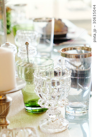 Elegant dining table setting Elegant dining table setting 30635044