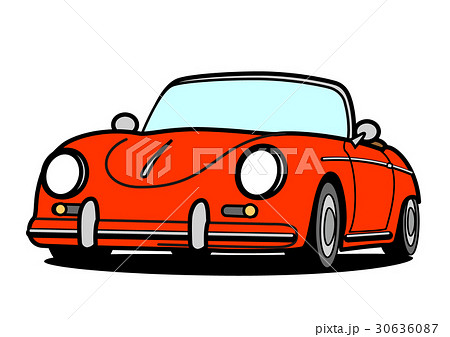 ドイツのヒストリックオープンスポーツ　赤色 30636087