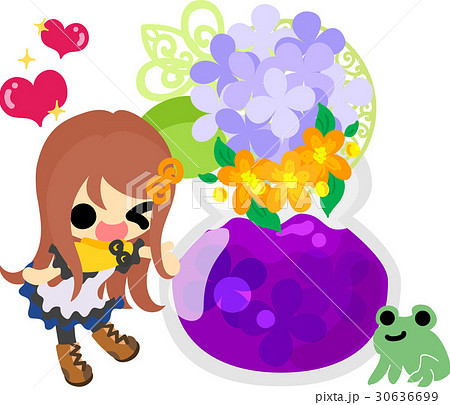 可愛い女の子と紫陽花のジャム 可愛い女の子と紫陽花のジャム 30636699