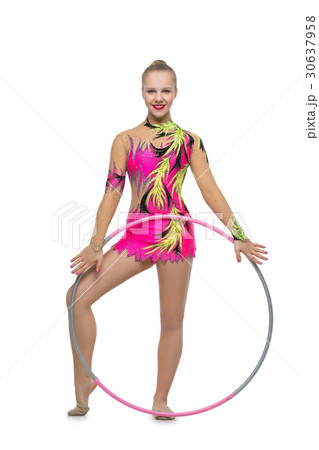 Beautiful teenage gymnast girl 30637958