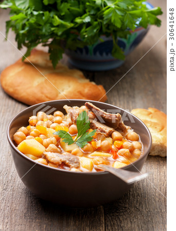 lamb soup chickpeas 30641648