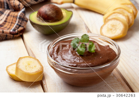 pudding with avocado and banana pudding with avocado and banana 30642263