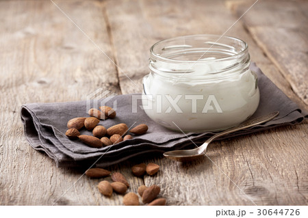 vegan almond yogurt 30644726