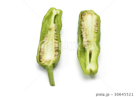 ししとう　断面　白バック 30645521