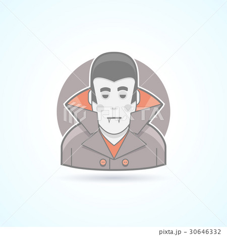 Vampire, bloodsucker, dracula icon 30646332