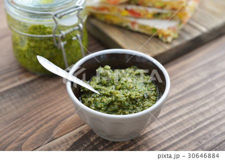 Fresh made Pesto Sauce 30646884