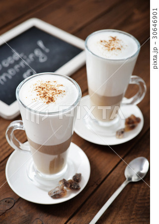 Coffee in glass cup 30646901
