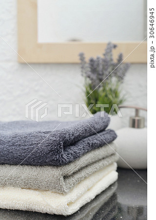 Stack of towels Stack of towels 30646945
