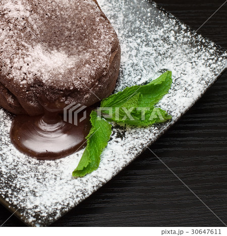Warm Chocolate Cake - Gourmet Dessert Warm Chocolate Cake - Gourmet Dessert 30647611