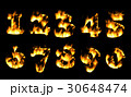 Fire number, figures in flame. Part 6 30648474