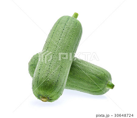 Sponge gourd isolated on white background Sponge gourd isolated on white background 30648724