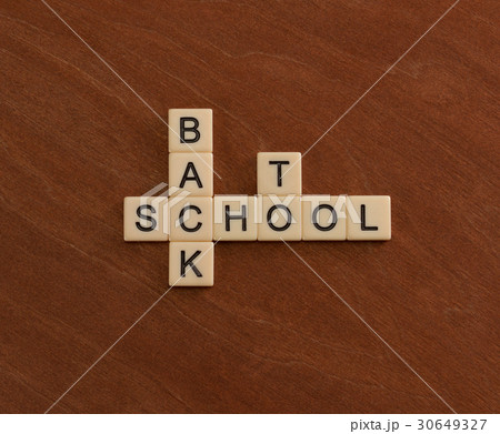 Crossword puzzle with words Back To School. 30649327