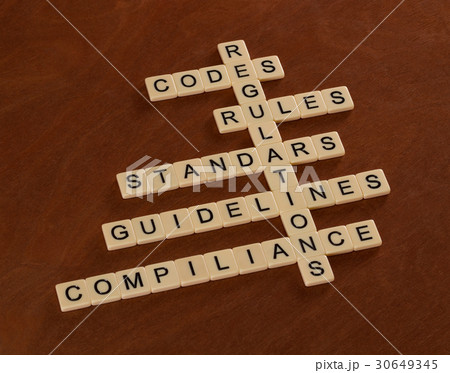Crossword puzzle with words Rules, Standards Crossword puzzle with words Rules, Standards 30649345