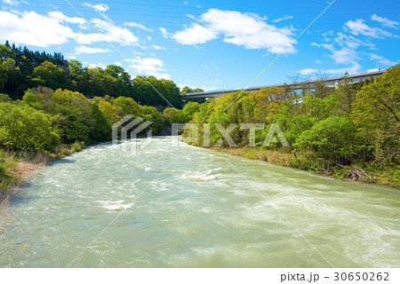 東京電力　岩本発電所　取り入れ口下流 30650262