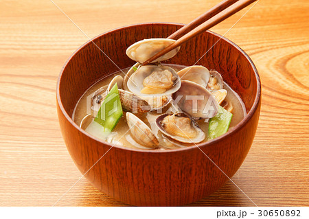 あさりの味噌汁 あさりの味噌汁 30650892
