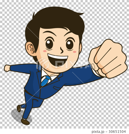 チラシやカタログでカットイラストとして使える元気のあるやる気満々の社会人のイラストのイラスト素材 チラシやカタログでカットイラストとして使える元気のあるやる気満々の社会人のイラストのイラスト素材
