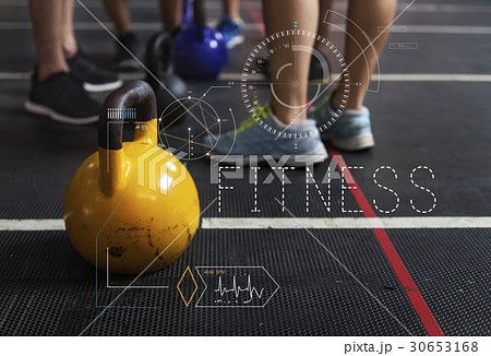 Fitness Healthy Training Exercise Heartbeat Pulse Trace 30653168