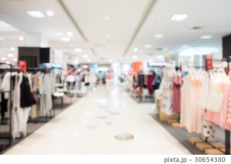 Abstract blur and defocused shopping mall 30654380
