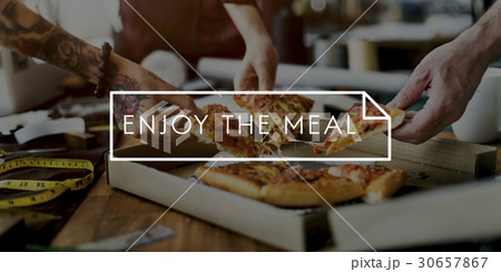 Food Words Pizza Appetite Meal 30657867