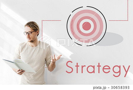 Business Achievement Goal Mission Plan Strategy Icon Symbol 30658393