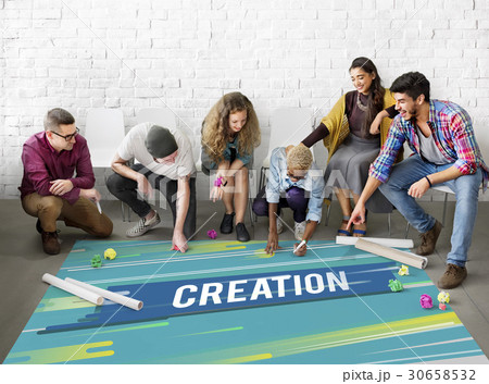 Creation conception word graphic art Creation conception word graphic art 30658532