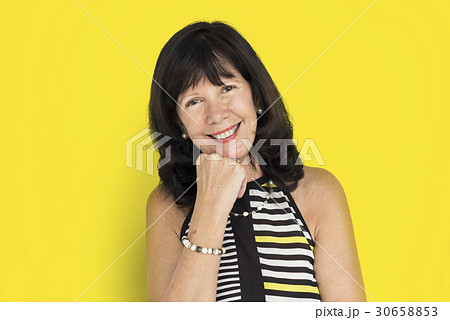 Caucasian Lady Positive Smiling Happy Caucasian Lady Positive Smiling Happy 30658853