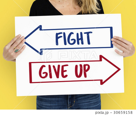 Arrow Opposite Choice Fight Give Up Icon 30659158